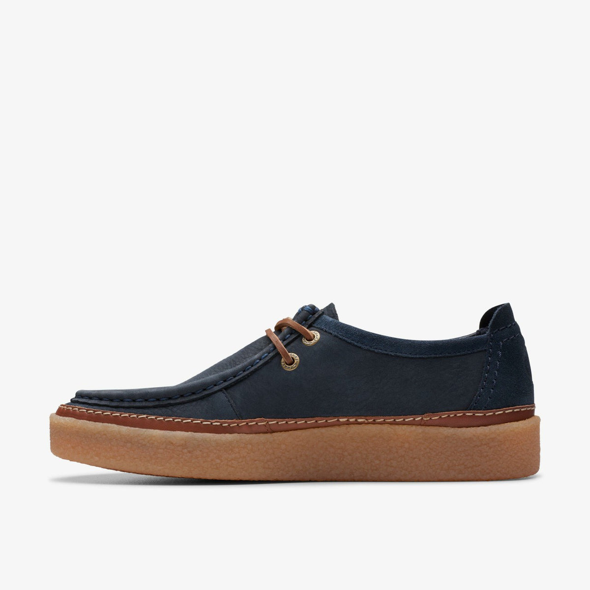 Clarkwood Moc Navy Nubuck