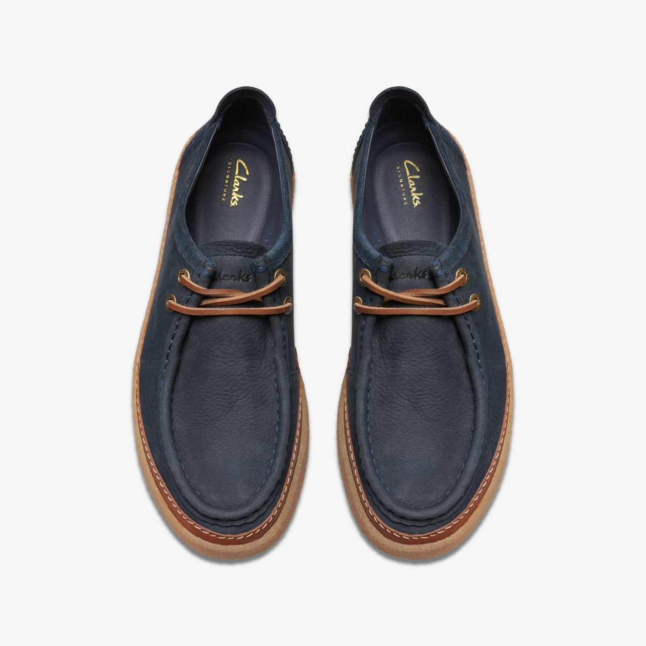 Clarkwood Moc Navy Nubuck