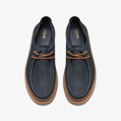 Clarkwood Moc Navy Nubuck