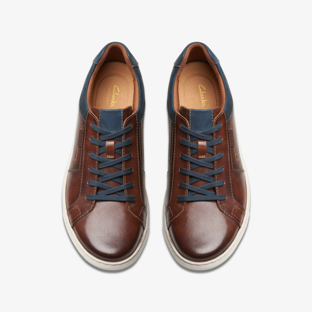 Mapstone Lace Mahogany Leather