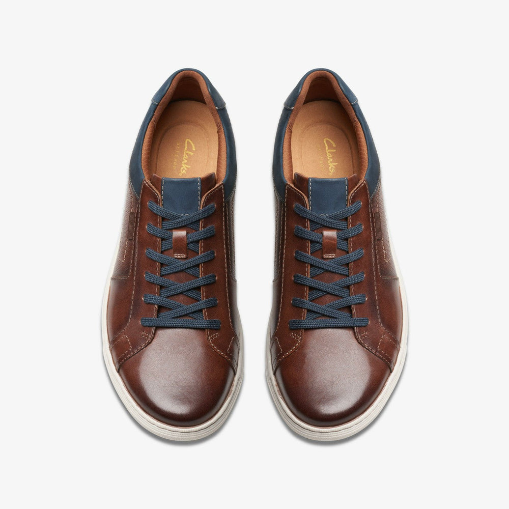 Mapstone Lace Mahogany Leather