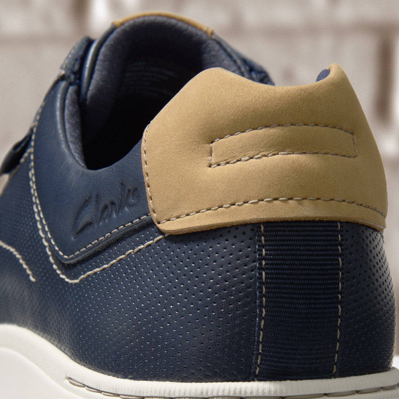 Mapstone Lace Navy Leather