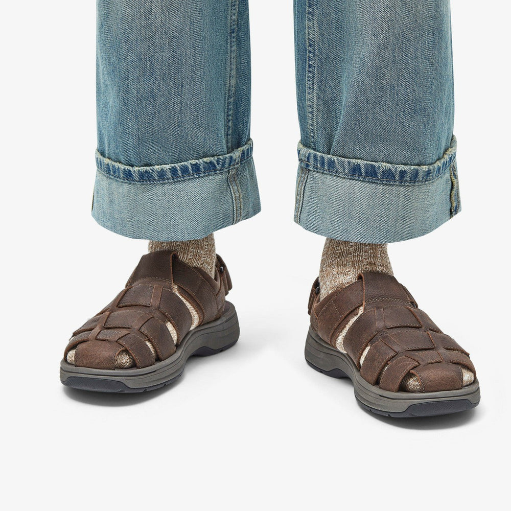 Saltway Cove Dark Brown Leather