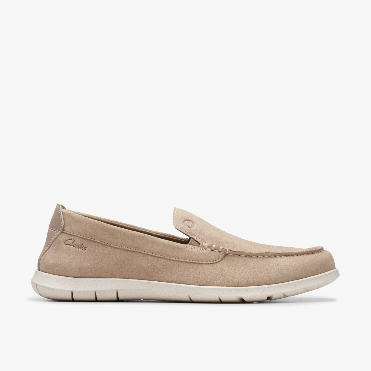 Flexway Step Loafer Sand Suede