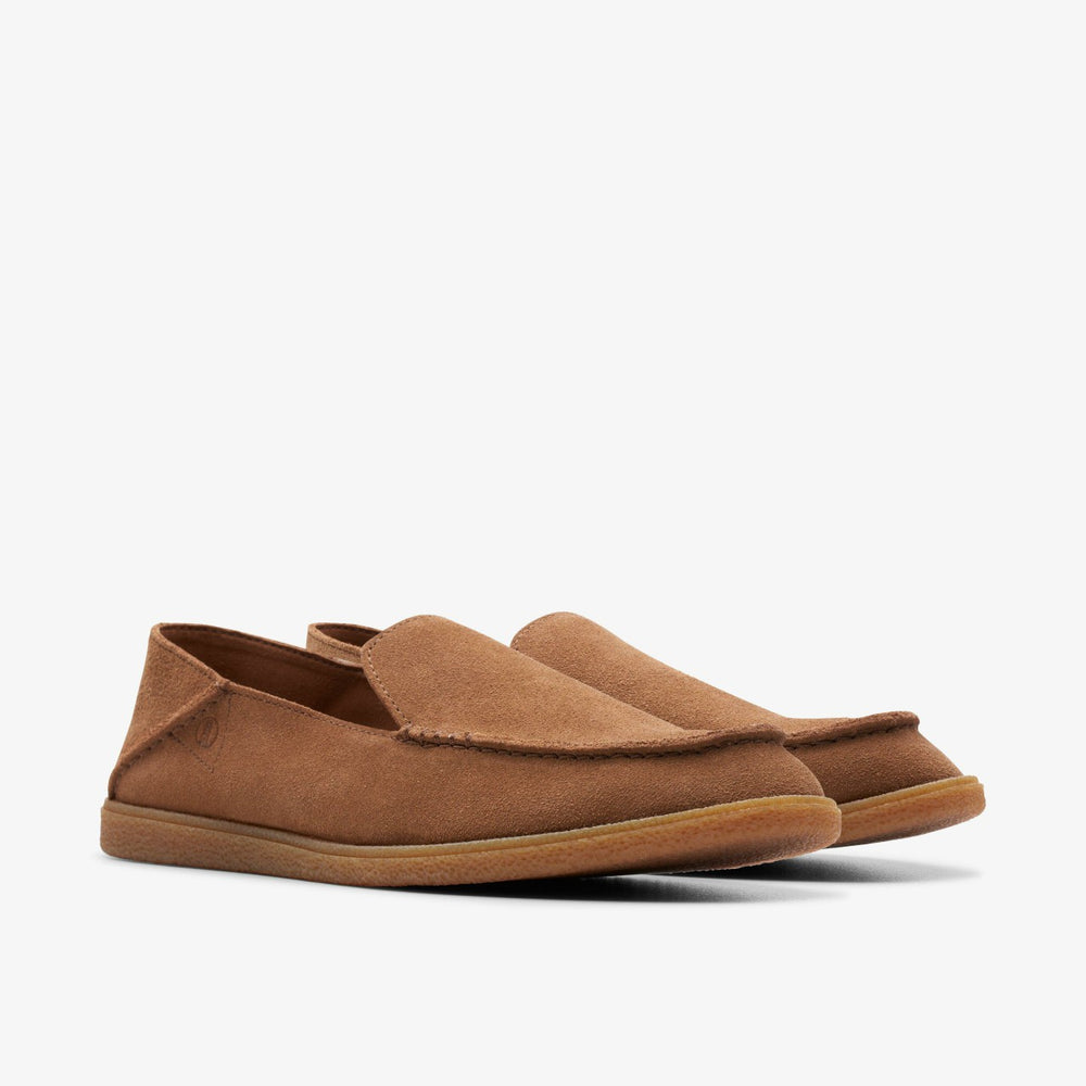 Clark Bay Step Loafer Cola Suede