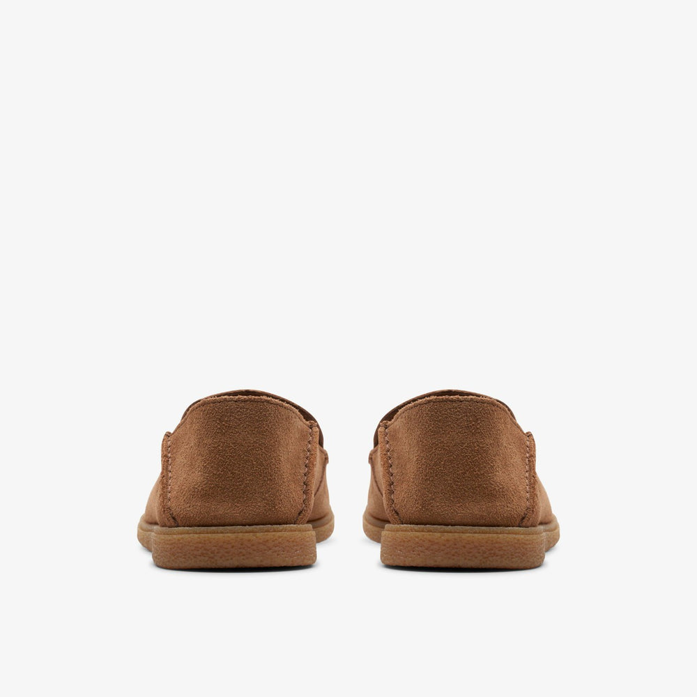 Clark Bay Step Loafer Cola Suede