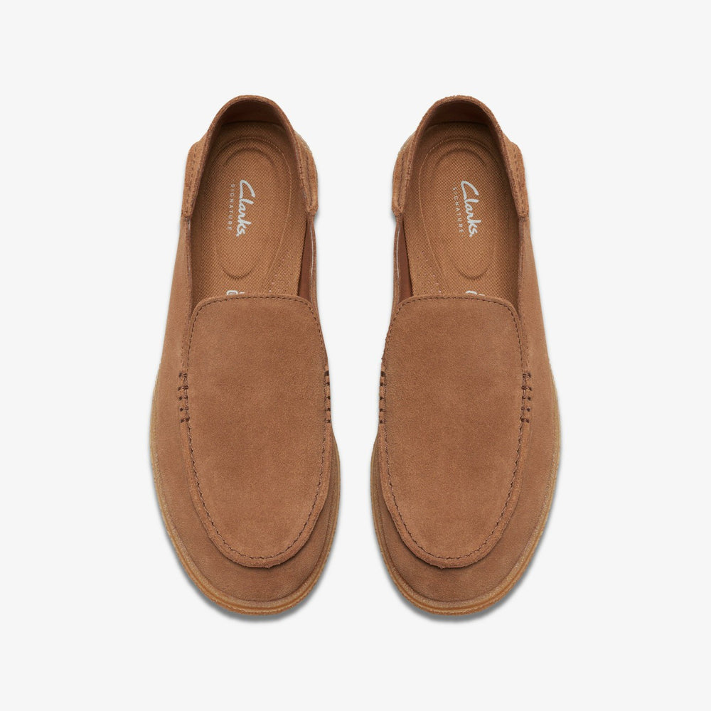 Clark Bay Step Loafer Cola Suede
