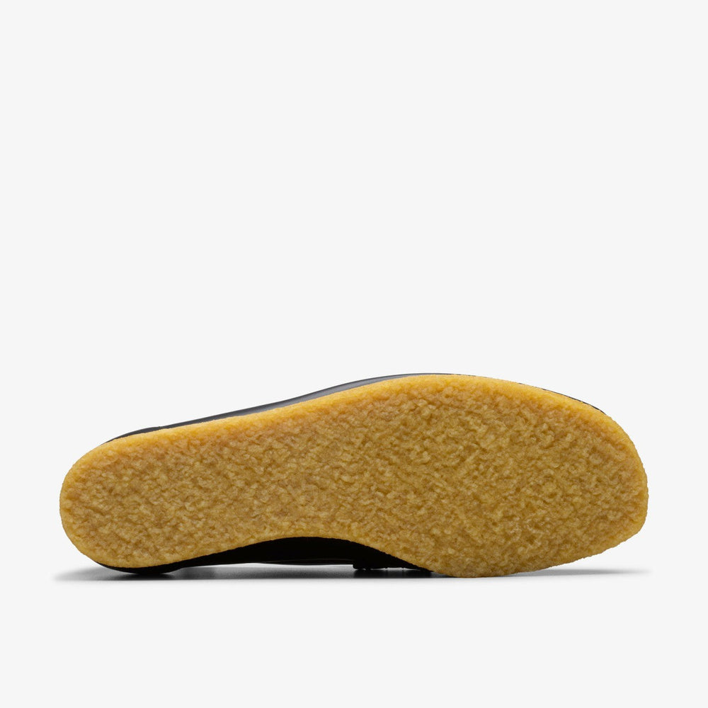 Wallabee Loafer Black Smooth Leather