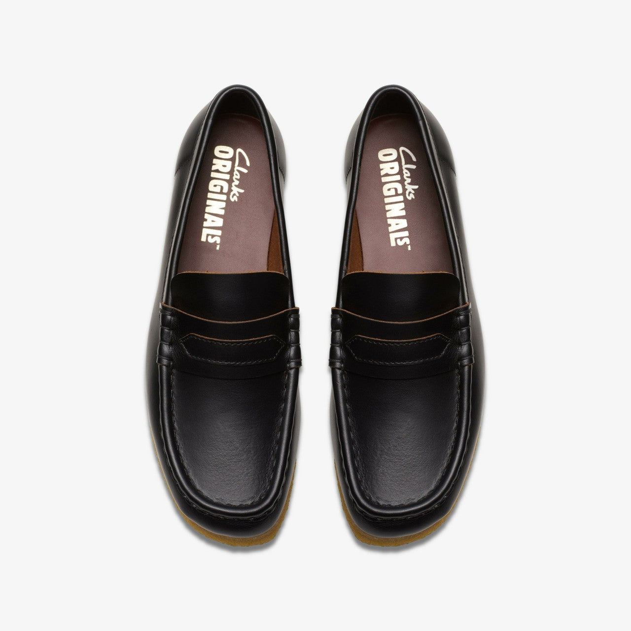 Wallabee Loafer Black Smooth Leather