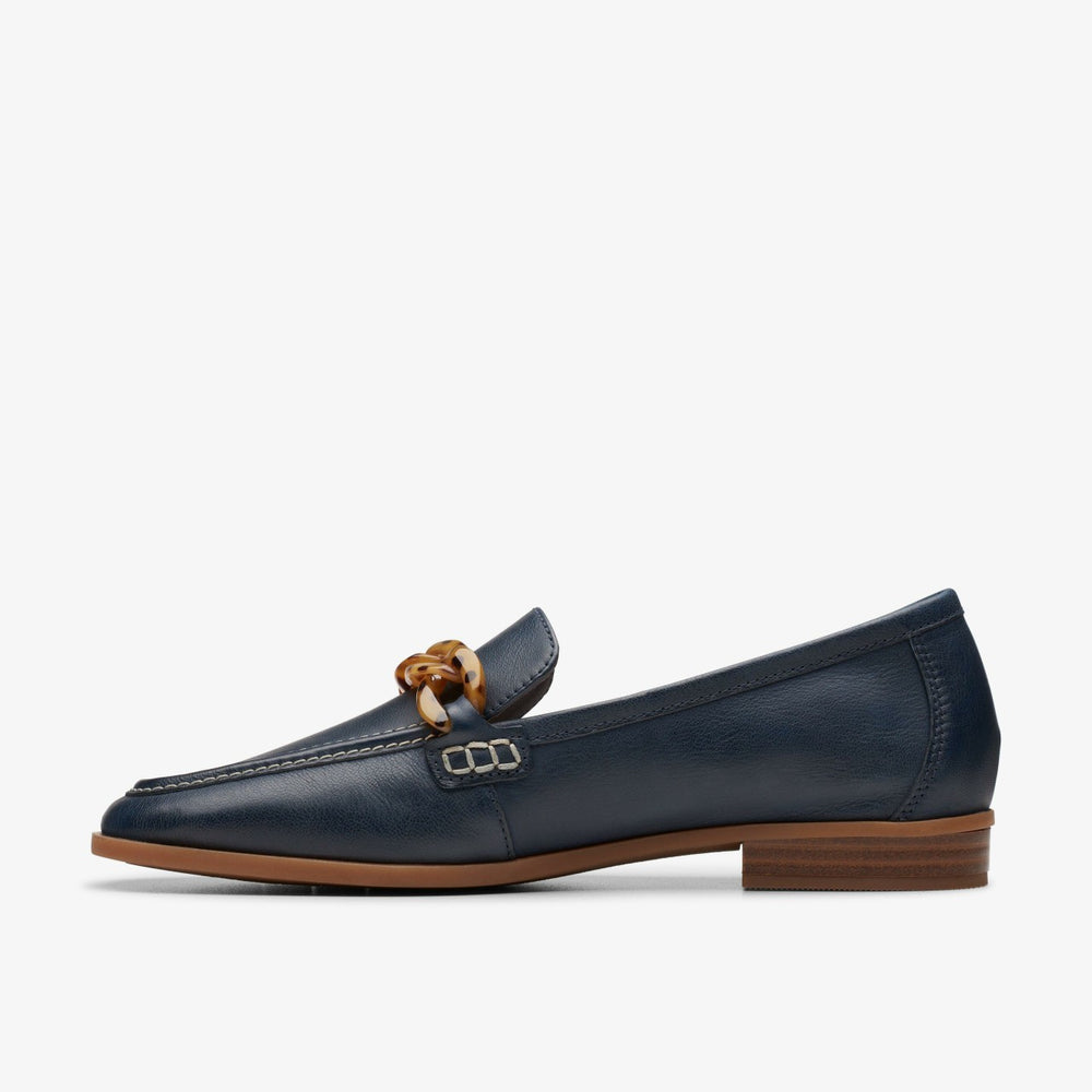 Sarafyna Iris Loafer Navy Leather