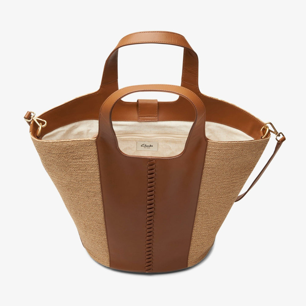 Summery Large Tan Leather