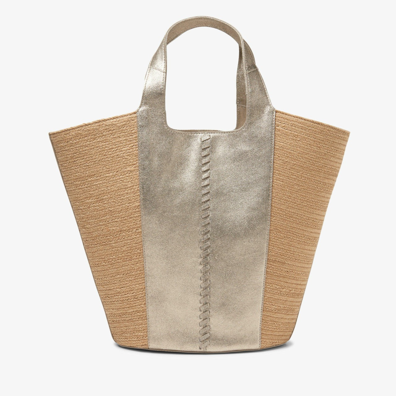 Summery Large Champagne Leather