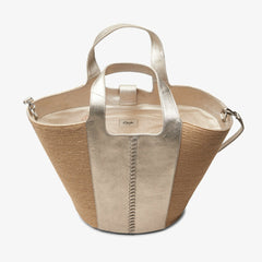 Summery Large Champagne Leather