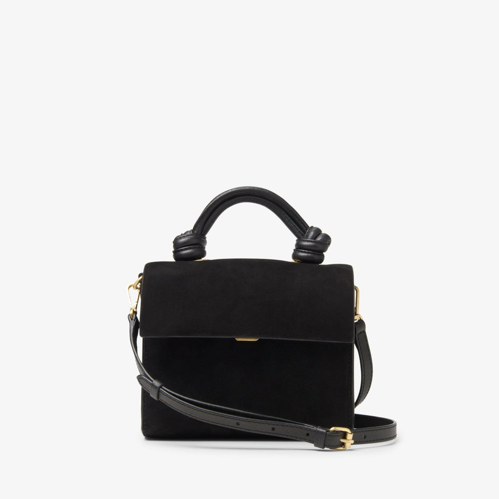 Roslyn Ritzy Black Suede