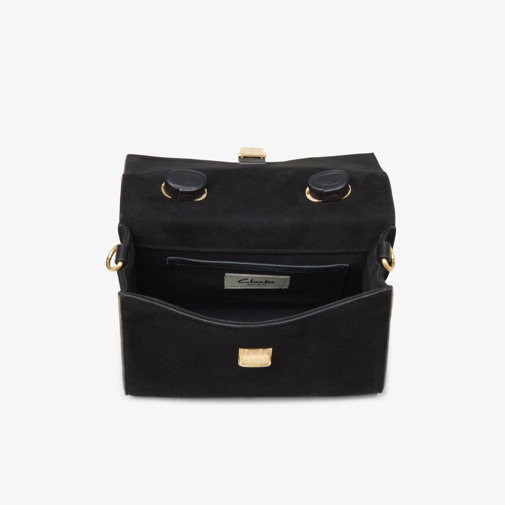 Roslyn Ritzy Black Suede
