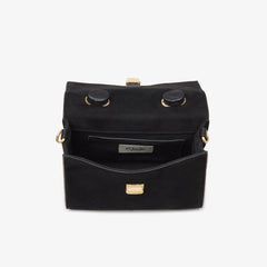 Roslyn Ritzy Black Suede