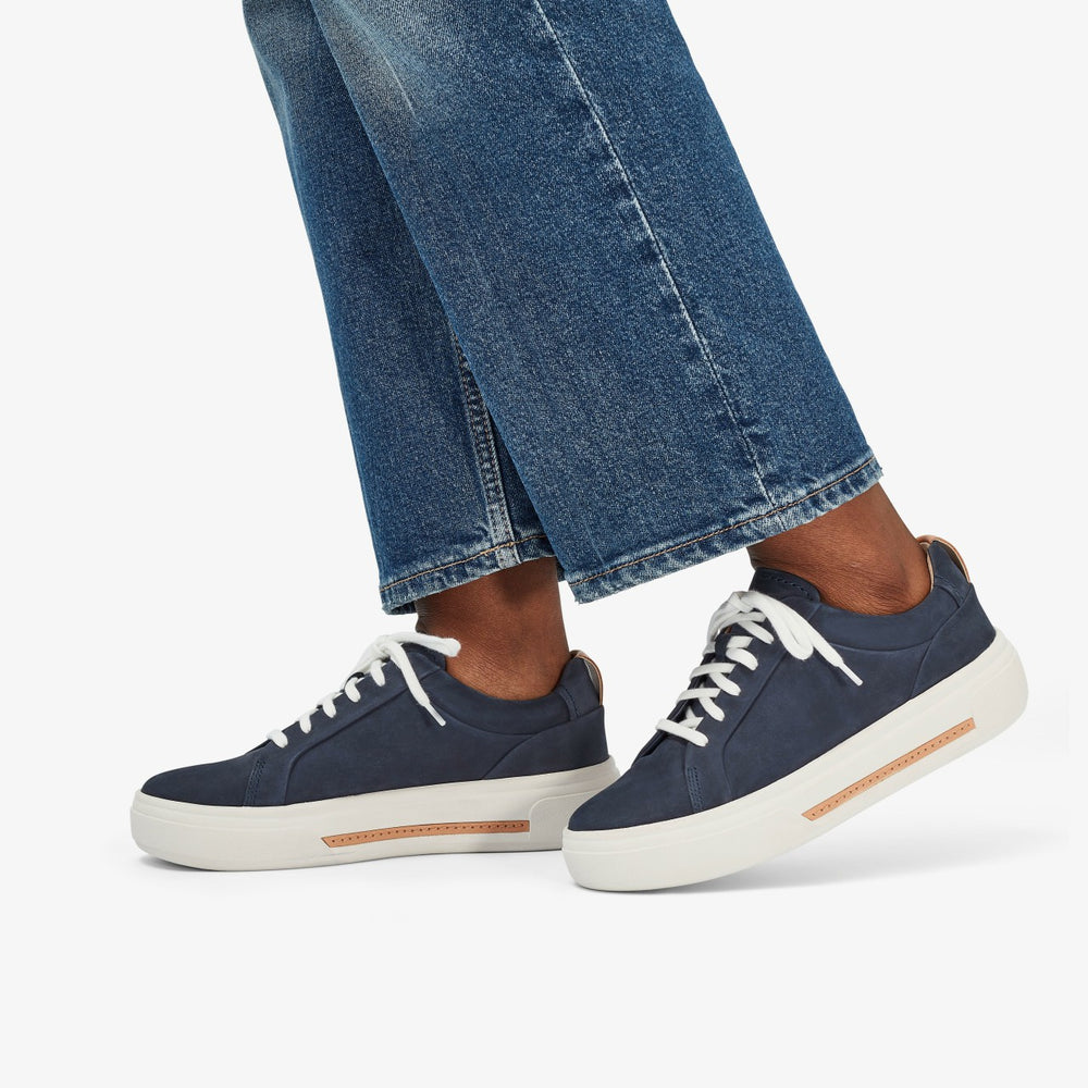 Hollyhock Walk Navy Nubuck