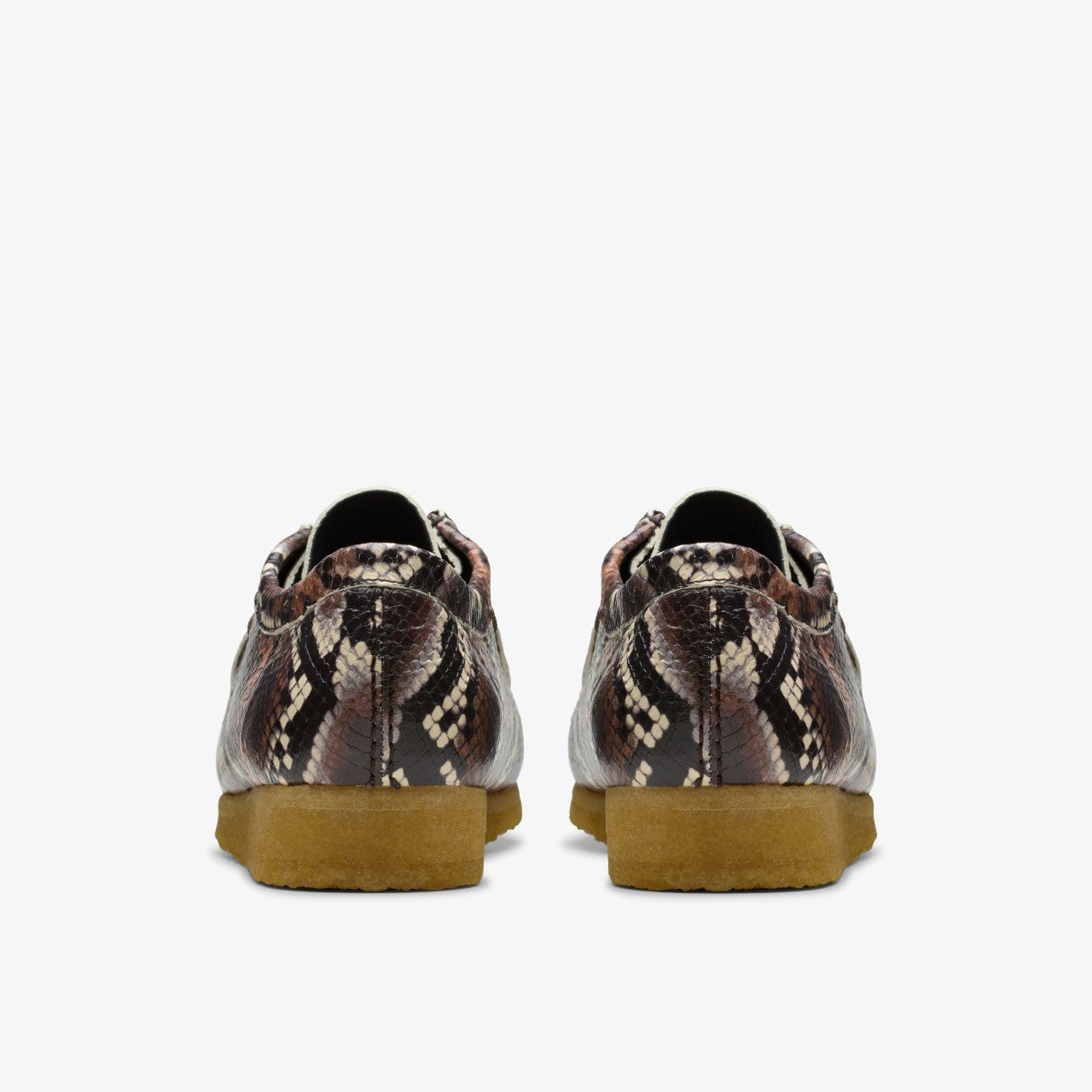 Wallabee Brown Snake Print