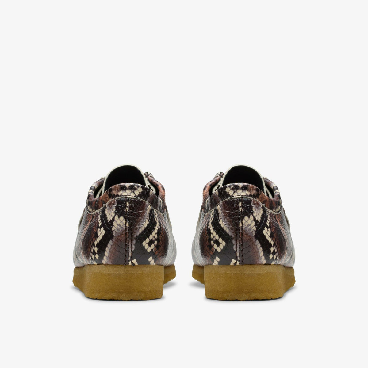 Wallabee Brown Snake Print