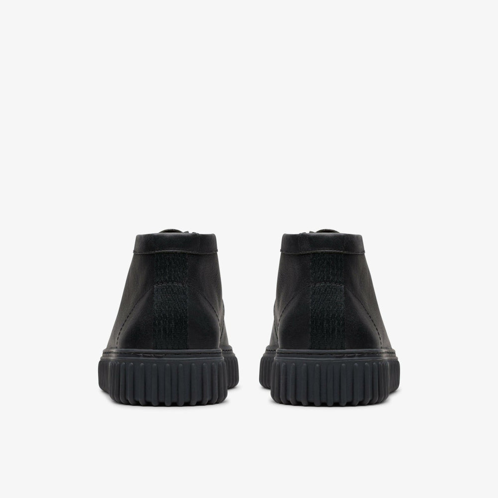 Torhill Hi Black Leather