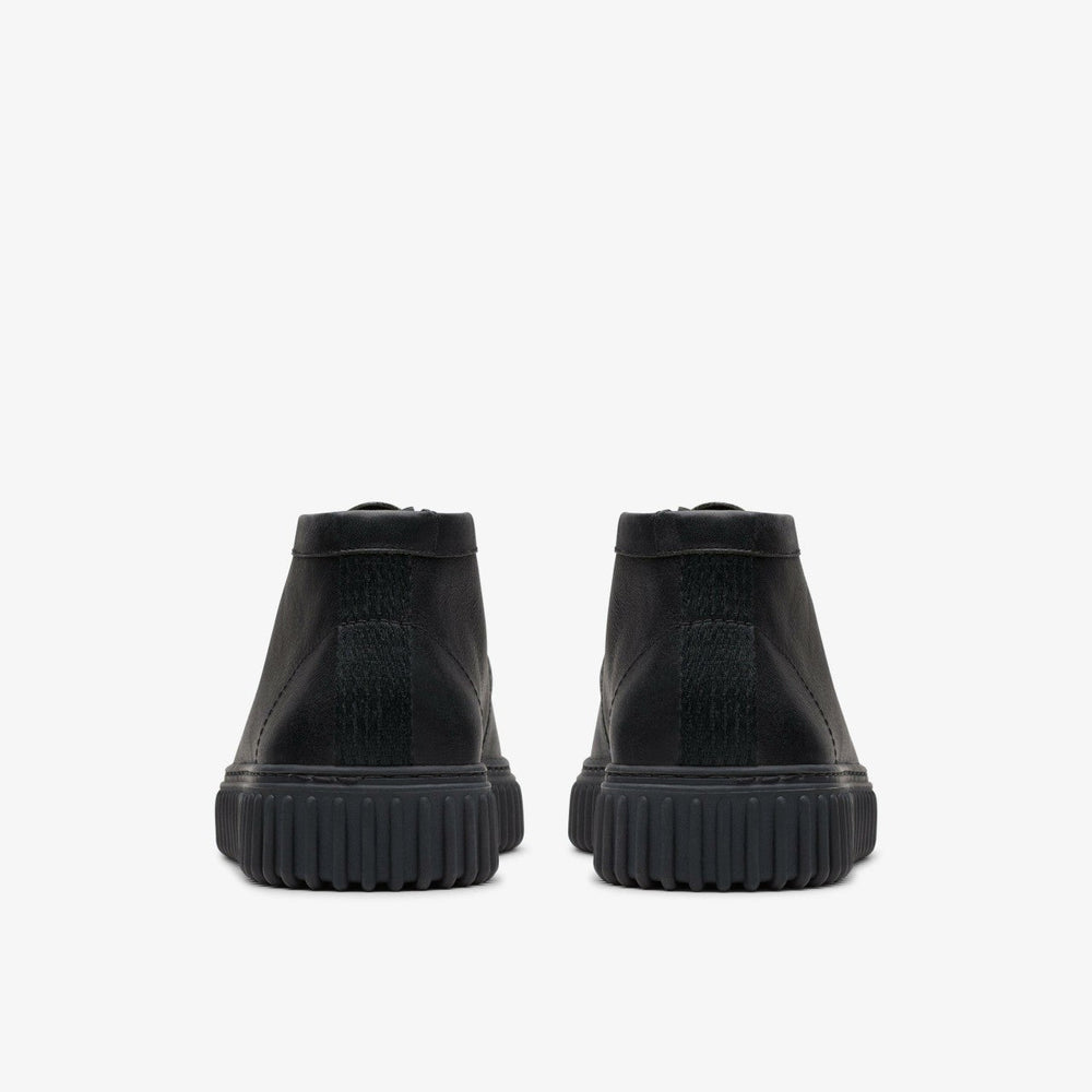 Torhill Hi Black Leather