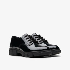 Evyn Lace Kid Black Patent