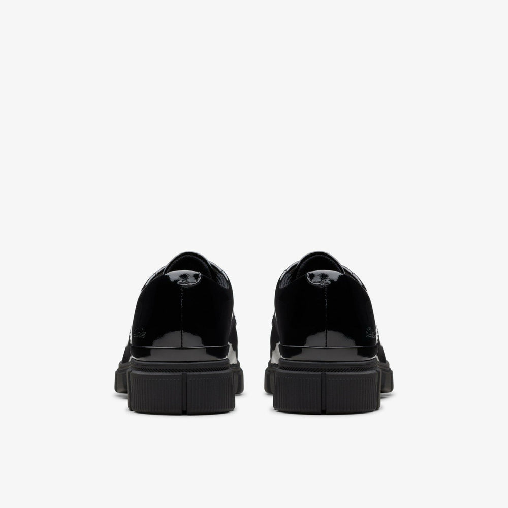 Evyn Lace Kid Black Patent