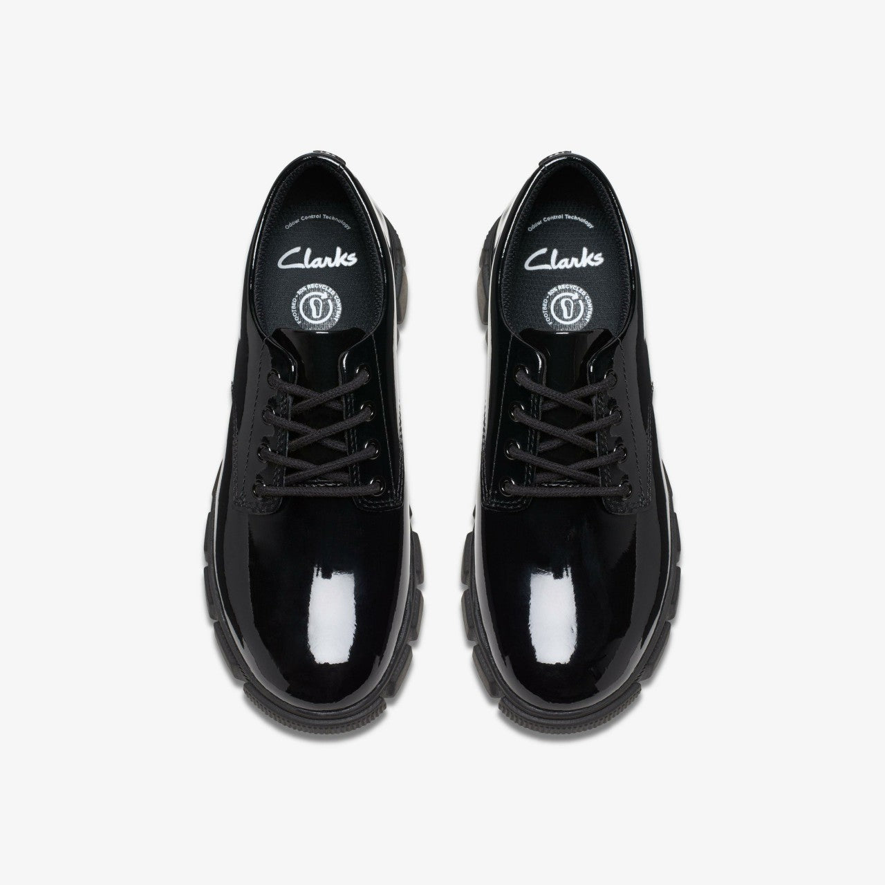Evyn Lace Kid Black Patent