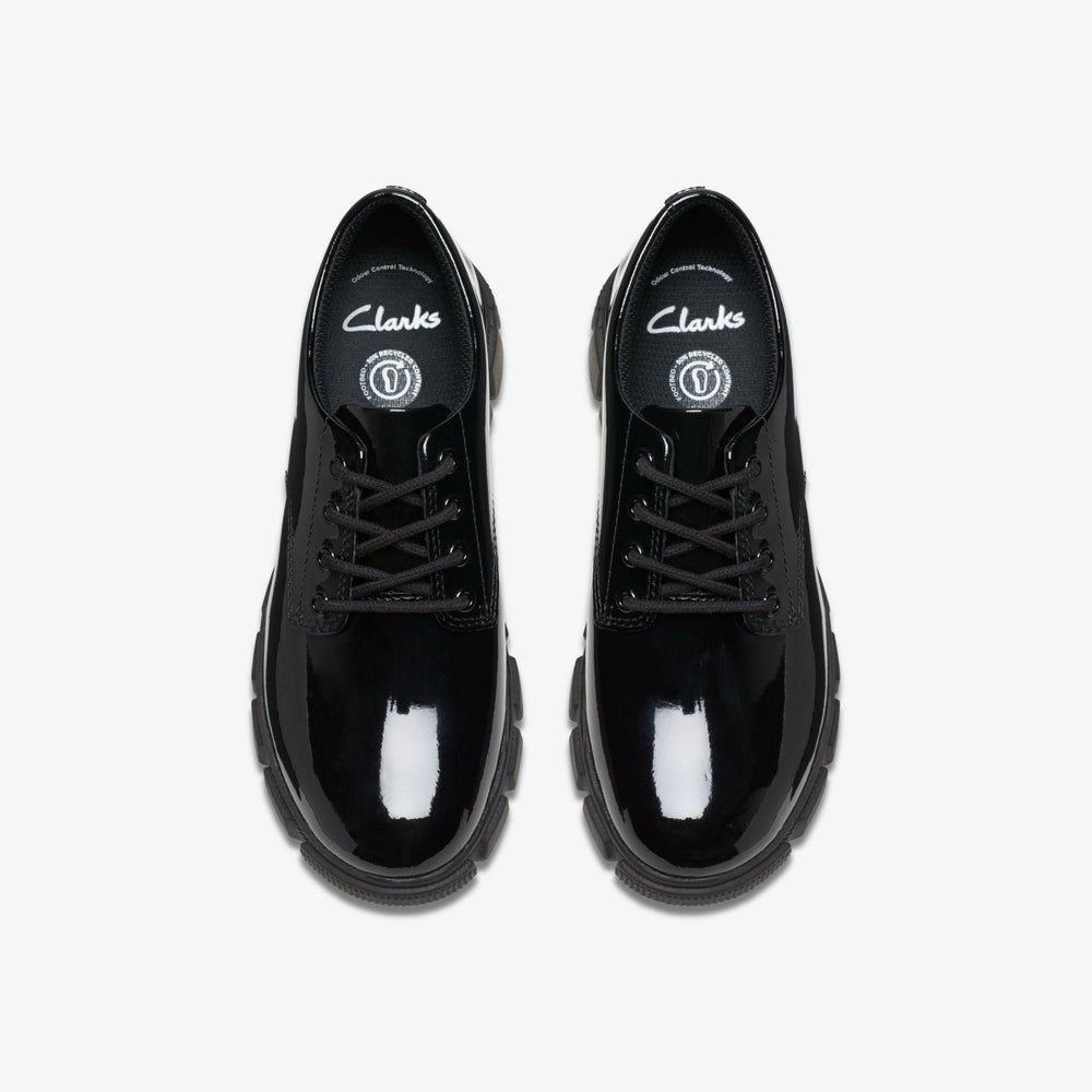Evyn Lace Kid Black Patent