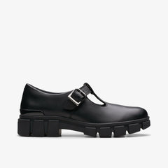 Evyn Bar Youth Black Leather