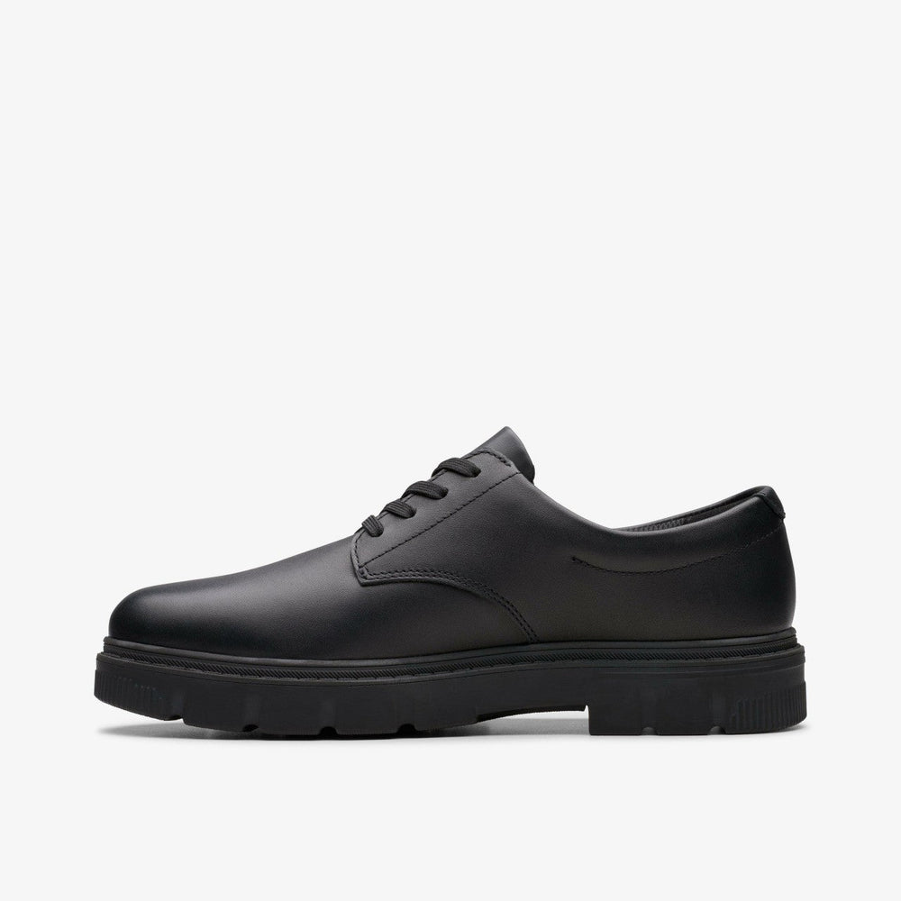Lorcam Loop Youth Black Leather
