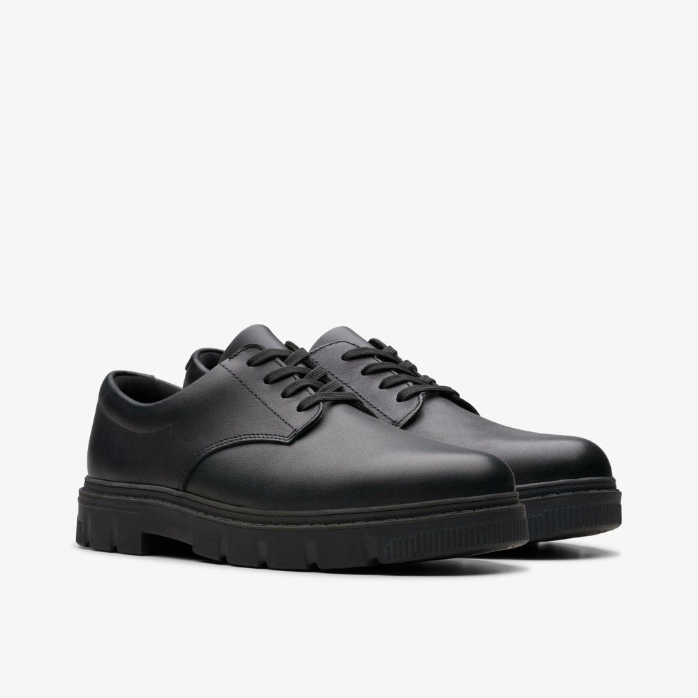 Lorcam Loop Youth Black Leather