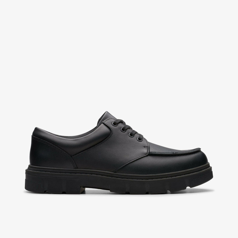 Lorcam Edge Youth Black Leather