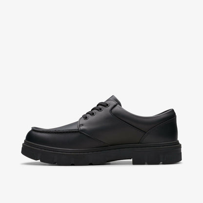 Lorcam Edge Youth Black Leather