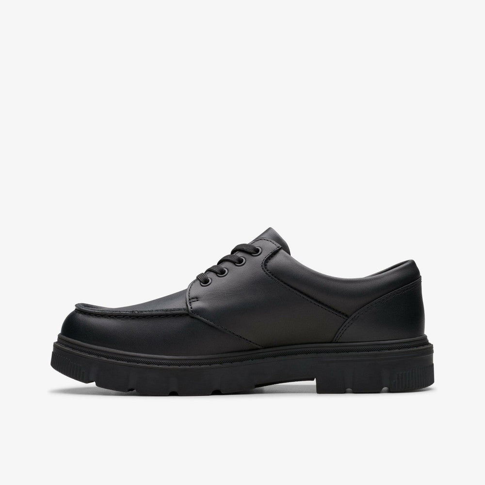Lorcam Edge Youth Black Leather