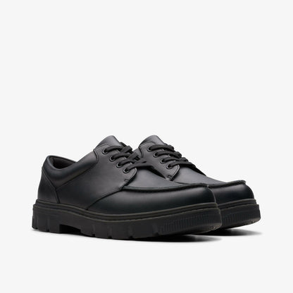 Lorcam Edge Youth Black Leather