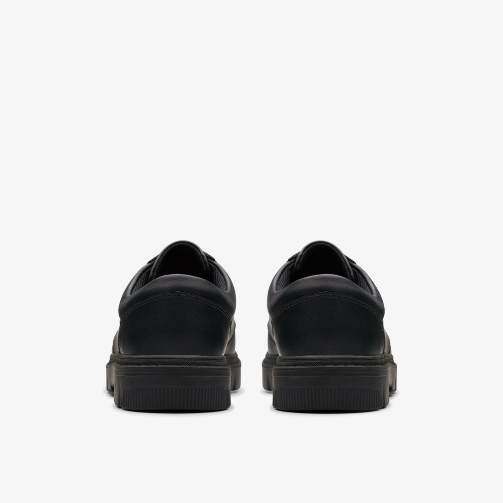 Lorcam Edge Youth Black Leather