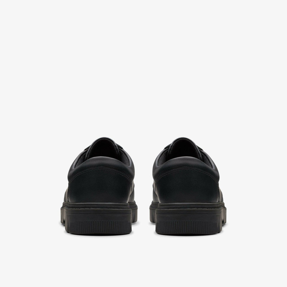 Lorcam Edge Youth Black Leather