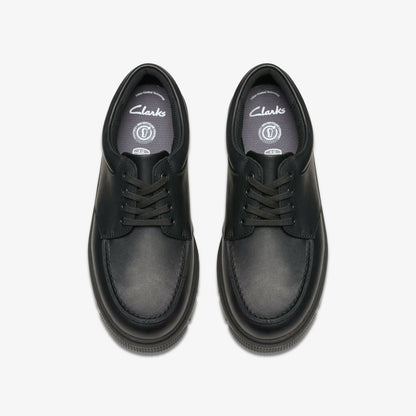 Lorcam Edge Youth Black Leather