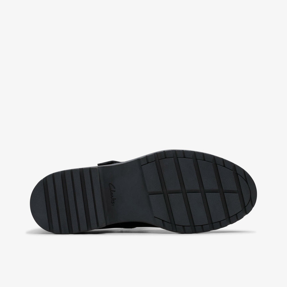 Loxham Bar Youth Black Patent