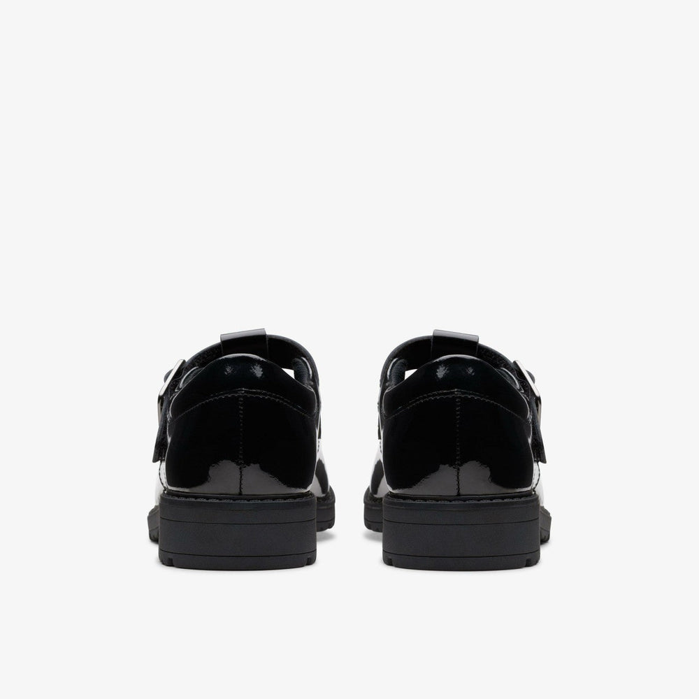 Loxham Bar Youth Black Patent