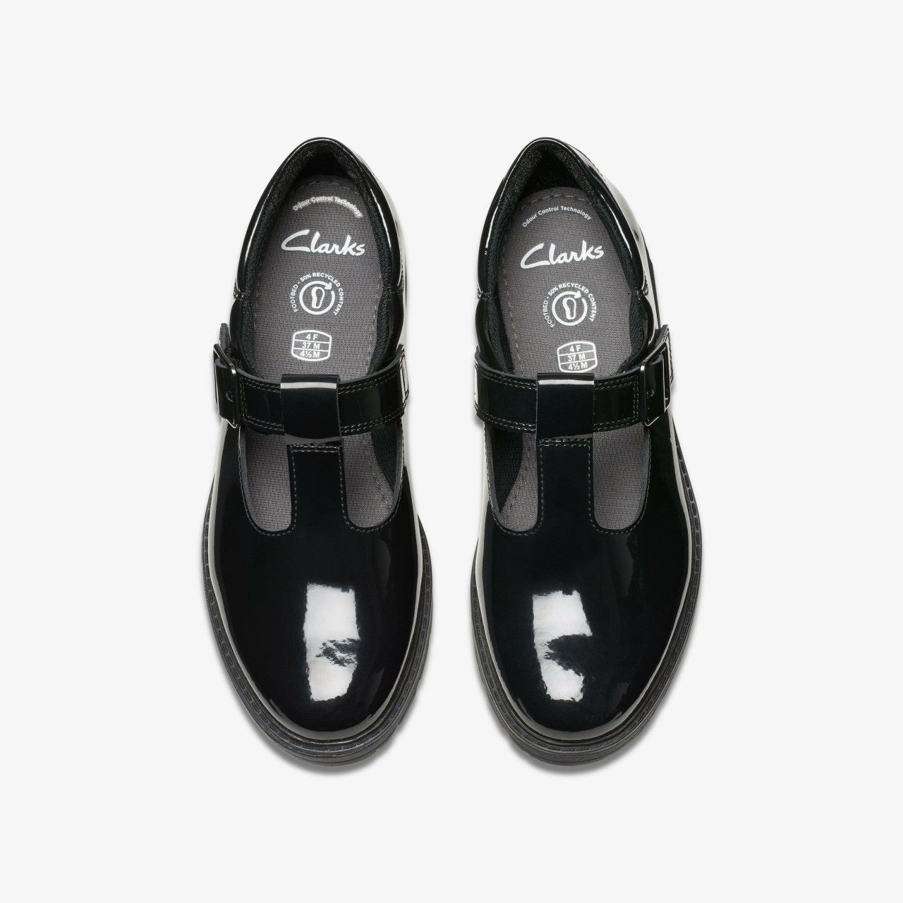 Loxham Bar Youth Black Patent