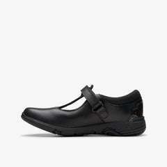 Relda Gem Kid Black Leather