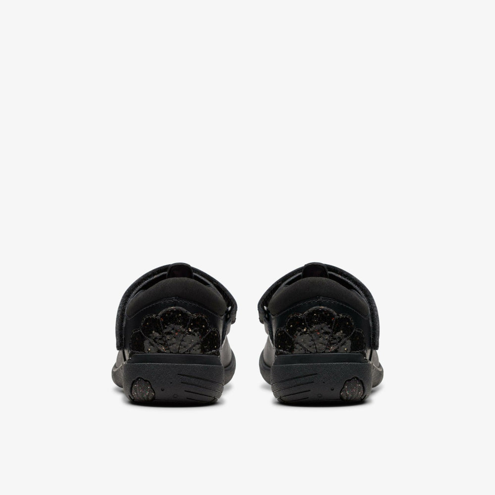 Relda Gem Kid Black Leather