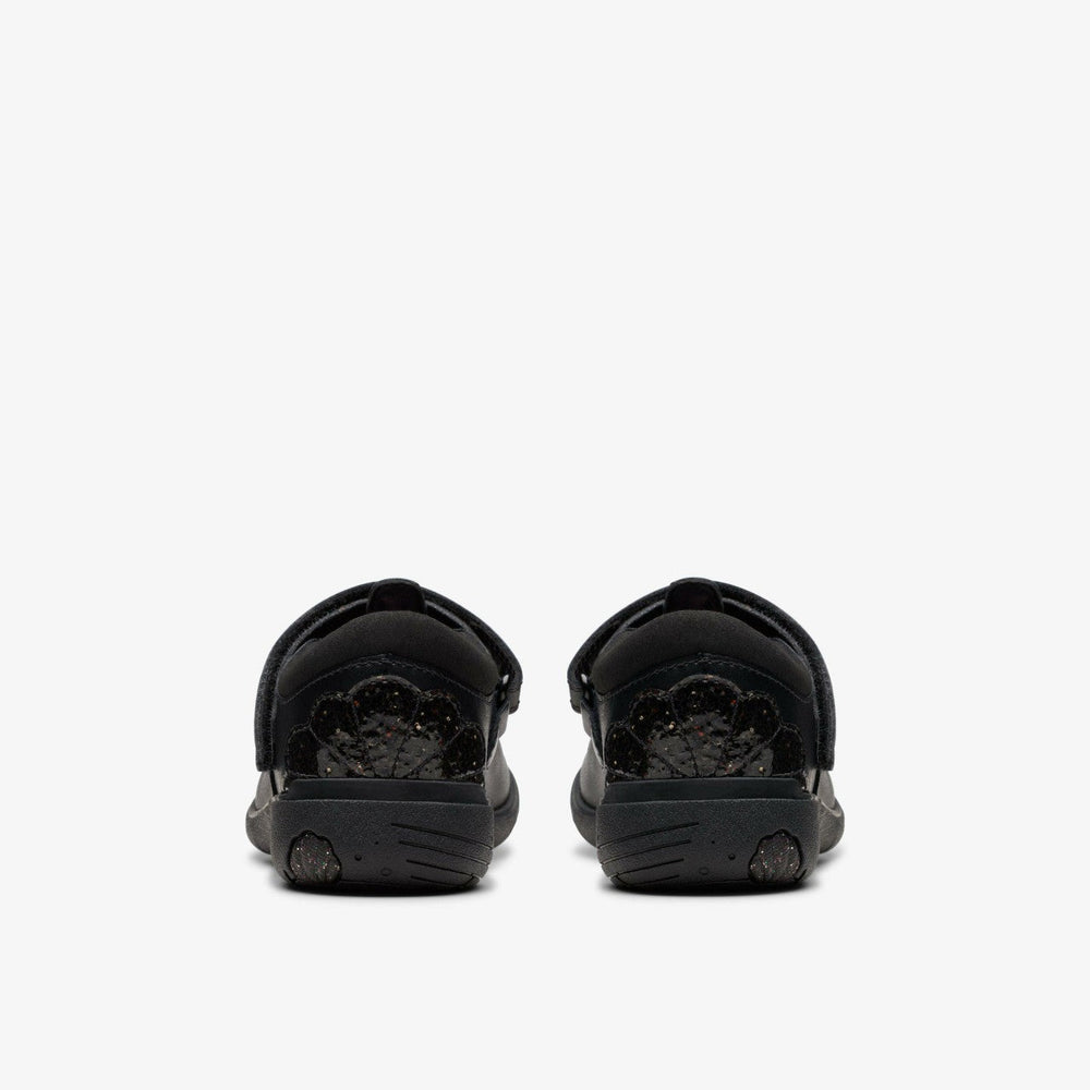 Relda Gem Kid Black Leather