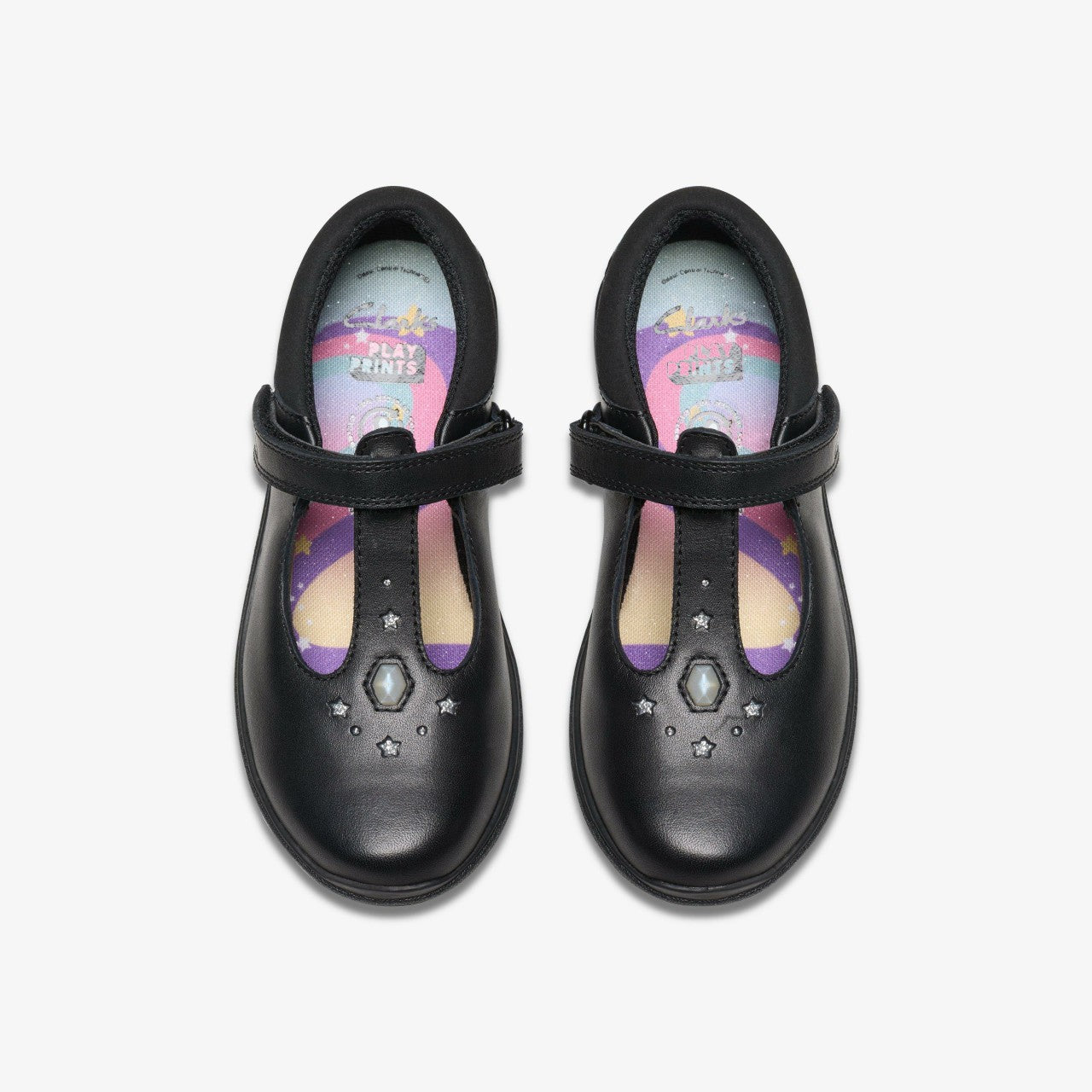 Relda Gem Kid Black Leather