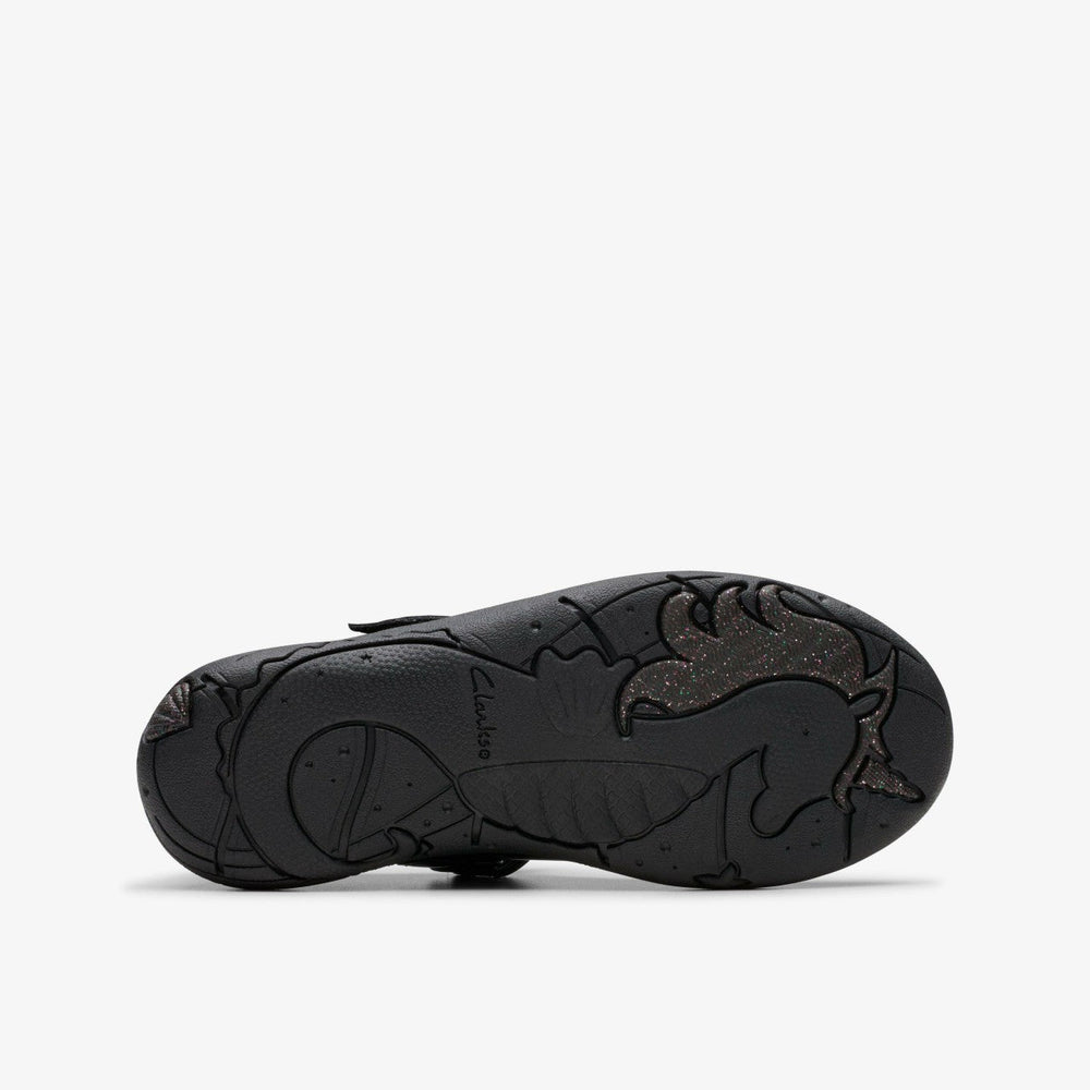 Relda Gem Kid Black Patent