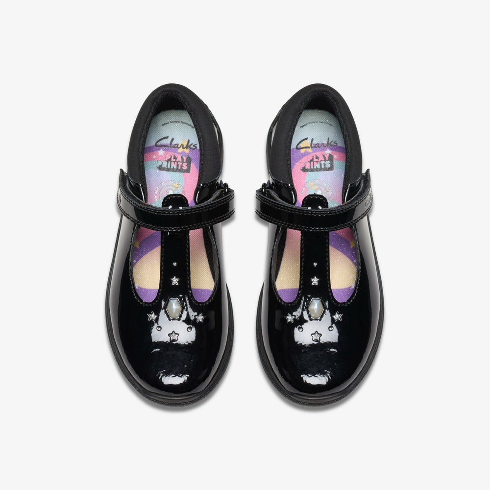 Relda Gem Kid Black Patent