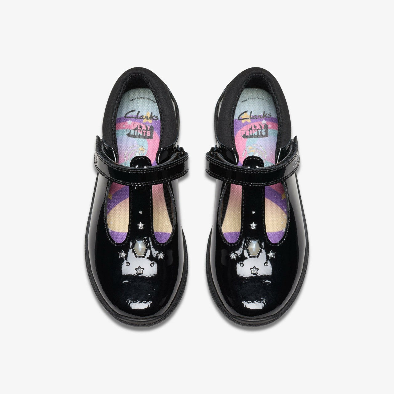 Relda Gem Kid Black Patent