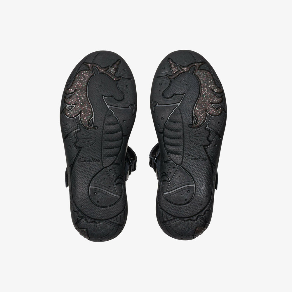 Relda Gem Kid Black Patent